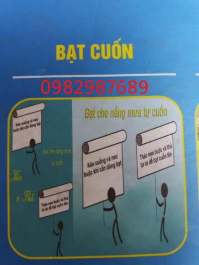 Bạt che nắng mưa tự cuốn Nhật Bản