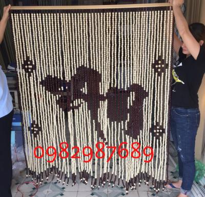 Rèm hạt gỗ chữ An