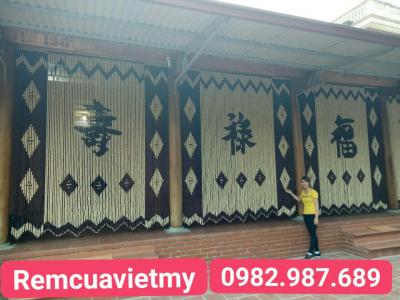 Rèm hạt gỗ chữ nho PhúcLôcThọ