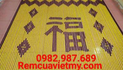Rèm hạt gỗ chữ phúc nho T2