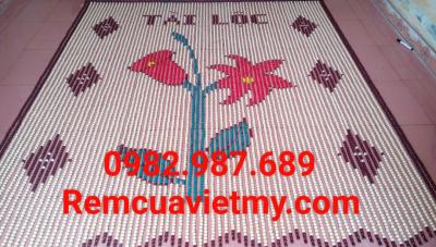 Rèm hạt gỗ hạt gỗ hoa loa kèn A2 tại Hà Nội. Lh: 0982987689