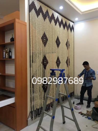 Rèm hạt gỗ KT 08