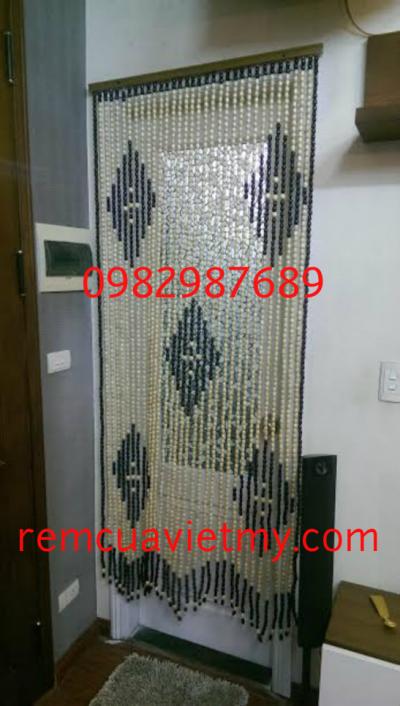 Rèm hạt gỗ kt07