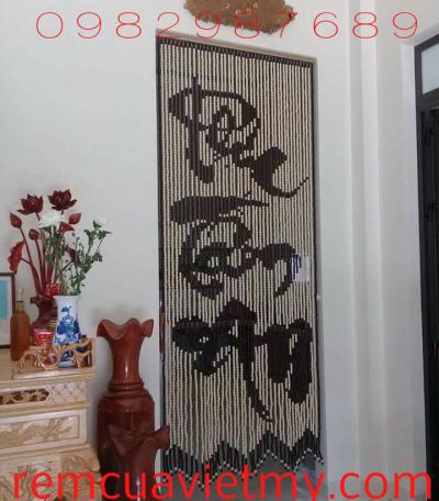 Rèm hạt gỗ Phúc Tâm An DH 1
