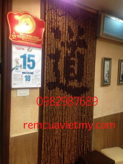 Rem hạt gỗ pơ mu  chữ Đạo