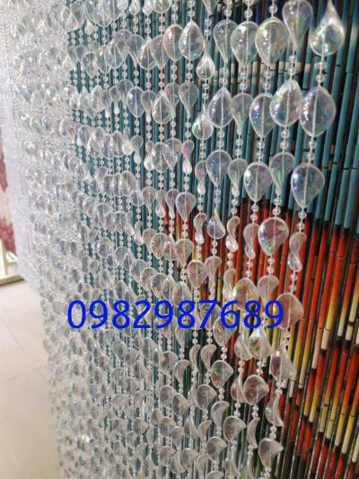 Rèm hạt lưỡi trai giả pha lê