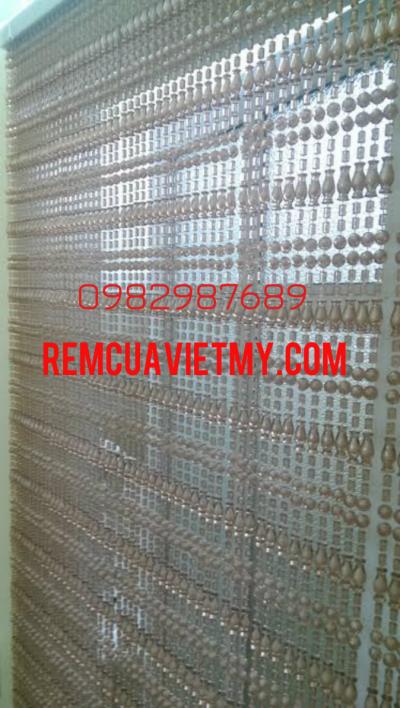 Rèm hạt nhựa hoa lộc bình 02