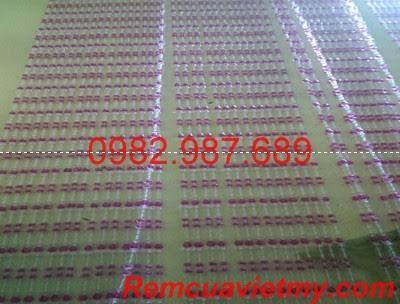 Rèm hạt nhựa lộc bình cánh hồng