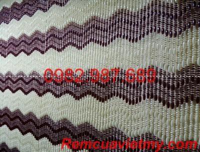 Rèm hạt nhựa phú quý trắng, đen lượn sóng