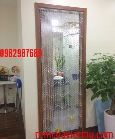 Rèm hạt trắng pha lê Q1