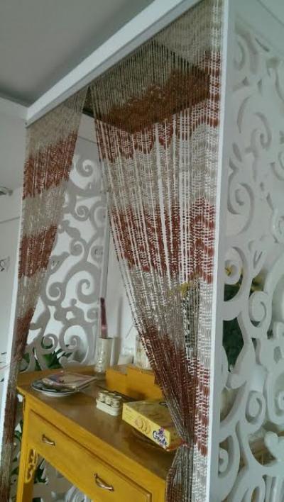 Rèm phú quý hạt bóng cho phòng thờ